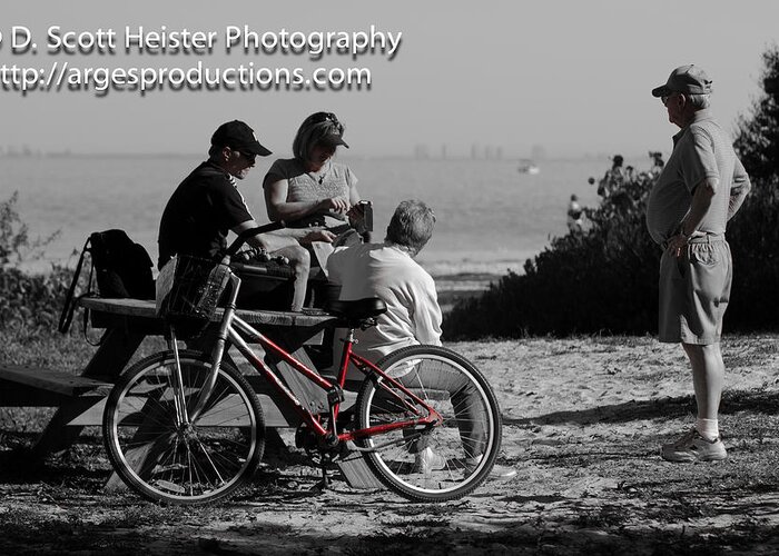 Florida Greeting Card featuring the photograph Red Bike by Scott Heister