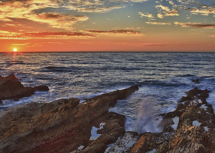 Californa Greeting Card featuring the photograph Rocky Paradise by Beth Sargent