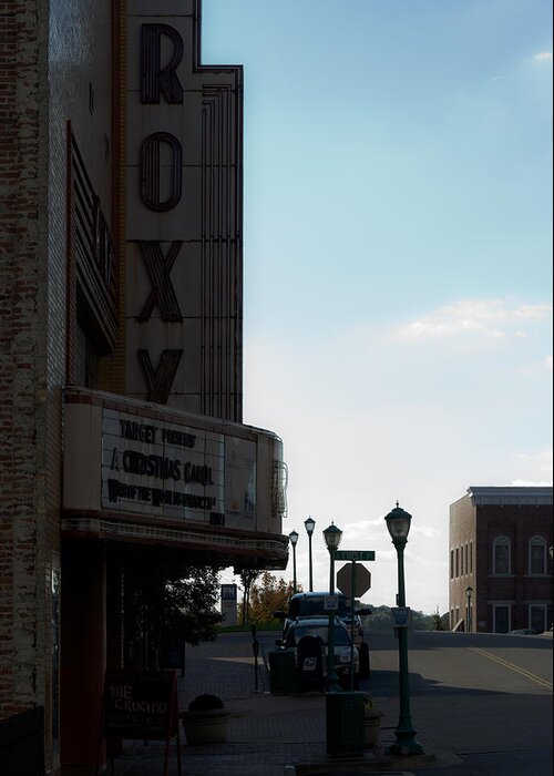 Clarksville Greeting Card featuring the photograph Roxy Regional Theater by Ed Gleichman