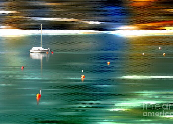 Sailing Boat Greeting Card featuring the photograph Sailing by Hannes Cmarits