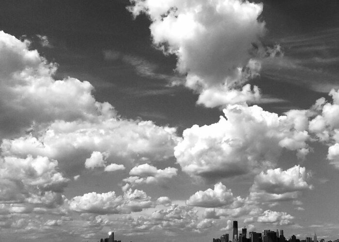 Clouds Greeting Card featuring the photograph Sky Over Sunset Park Brooklyn by Frank Winters