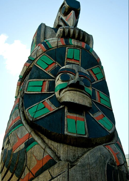 Totem Greeting Card featuring the photograph Speaking Silently by Travis Crockart