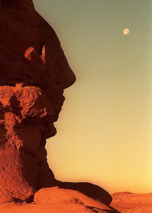 Wukoki Greeting Card featuring the photograph Spirited Red rock by Andonis Katanos