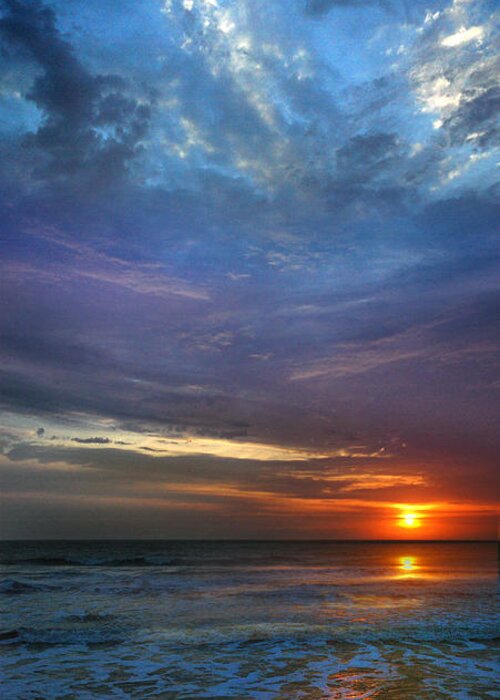 Sunrise Greeting Card featuring the photograph St. Augustine Sunrise by Rod Seel