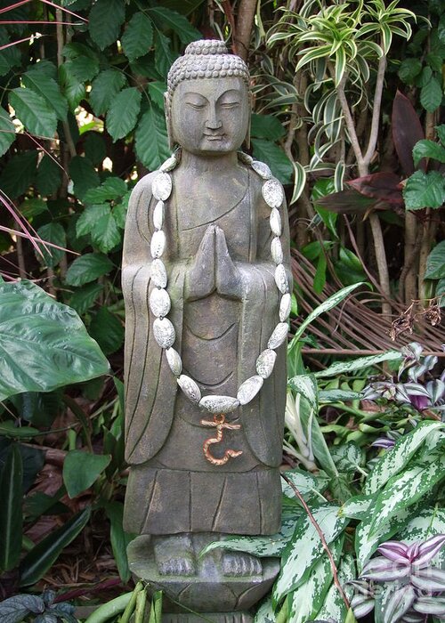 Buddha Greeting Card featuring the photograph Standing Buddha by Mary Deal