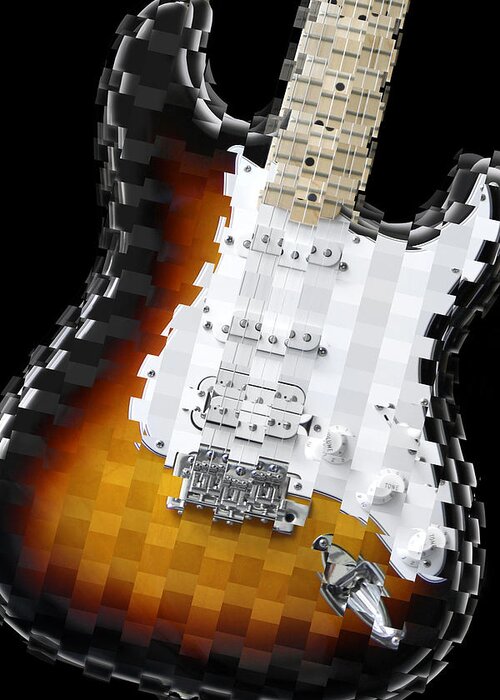 Abstract Guitar Greeting Card featuring the photograph Classic Guitar Abstract 2 by Mike McGlothlen