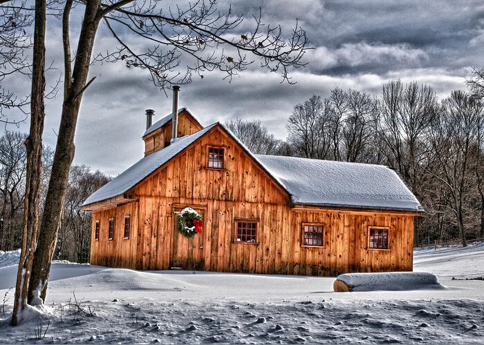 Conway Greeting Card featuring the photograph Sugar Shack by Fred LeBlanc