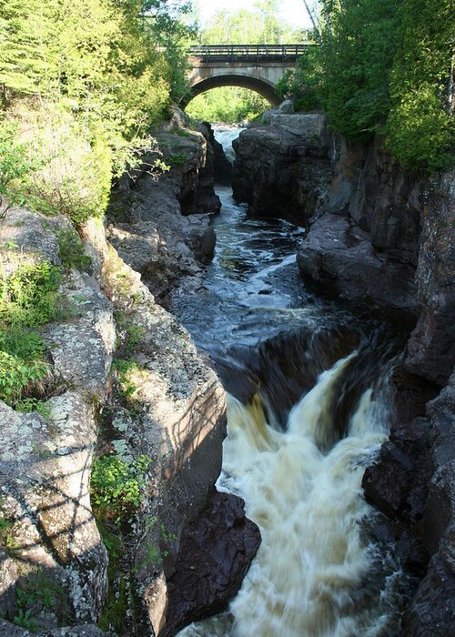  Greeting Card featuring the photograph Temperance River 3 by Joi Electa