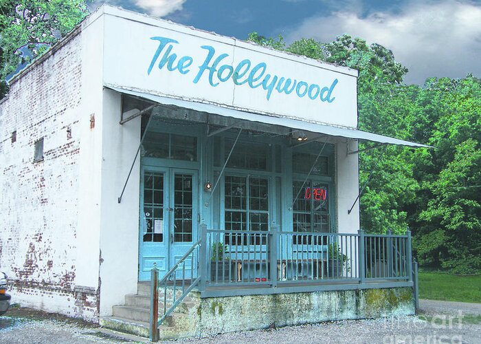 Restaurant Greeting Card featuring the digital art The Hollywood at Tunica MS by Lizi Beard-Ward