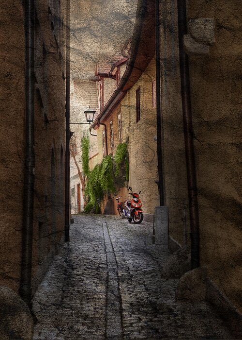Alley Greeting Card featuring the photograph The Passage #2 by Cecil Fuselier