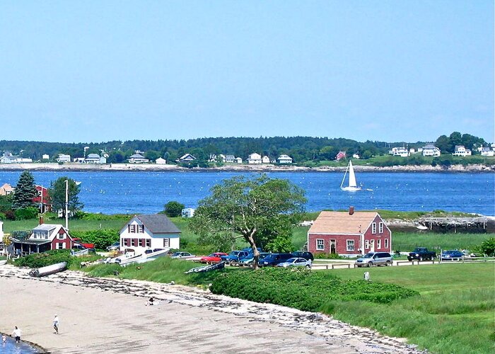 Maine Greeting Card featuring the photograph The Ripple Effect by Mary McAvoy