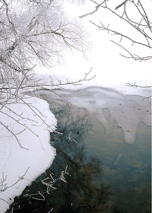 River Greeting Card featuring the photograph The Thaw by Jon Lord