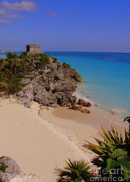 Tulum Greeting Card featuring the photograph Tulum by Priscilla Richardson