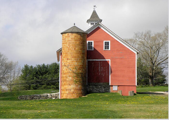 University Of Connecticut Greeting Card featuring the photograph Uconn CT Barn by Kim Galluzzo Wozniak
