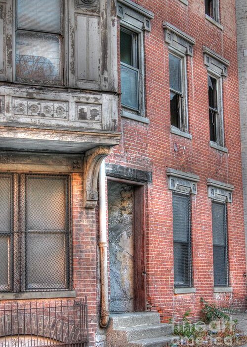 Hdr Greeting Card featuring the photograph Urban Decay in Cincinnati by Jeremy Lankford