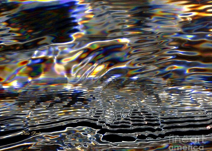 Water Greeting Card featuring the digital art Water as Prism by Dale  Ford