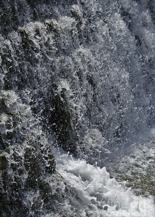Waterfall Greeting Card featuring the photograph Water Wall by JT Lewis