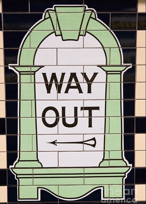 Way Greeting Card featuring the photograph Way out by Andrew Michael