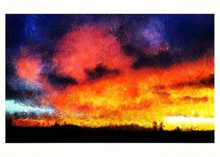 Photograph Greeting Card featuring the photograph Winter Sunset In Santa Fe by Paul Cutright