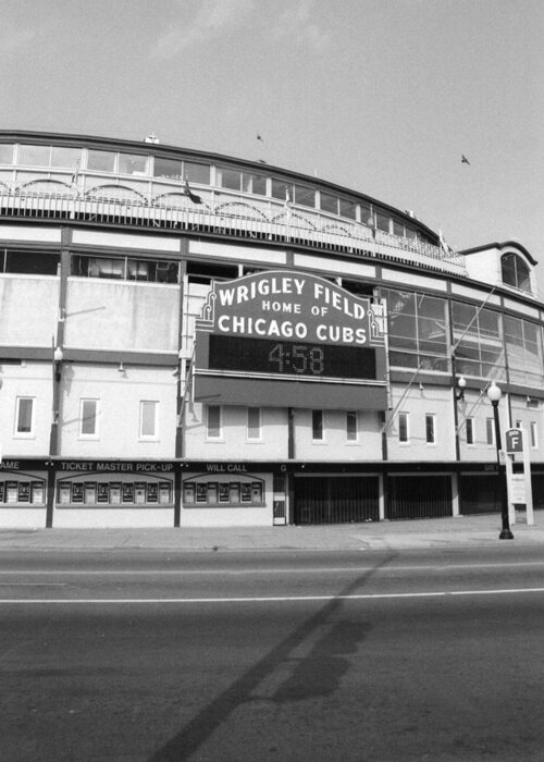Wrigley Field Greeting Card featuring the photograph Wrigley Field by Joe Michelli