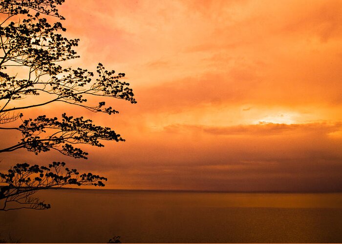 Sunset Greeting Card featuring the photograph Zen Sunset by Jason Naudi