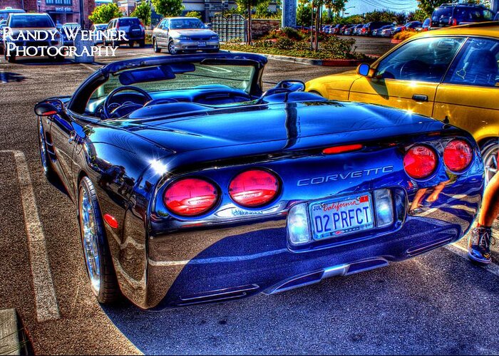 Hdr Greeting Card featuring the photograph 02 Perfect Vette by Randy Wehner