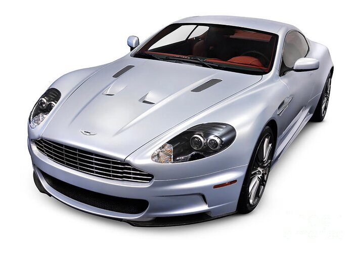 2009 Greeting Card featuring the photograph 2009 Aston Martin DBS #1 by Maxim Images Exquisite Prints