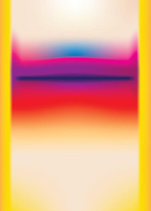 Modern Art Greeting Card featuring the digital art After Rothko 5 by Gary Grayson