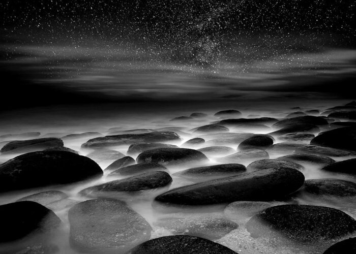 Night Greeting Card featuring the photograph Beyond our Imagination #1 by Jorge Maia