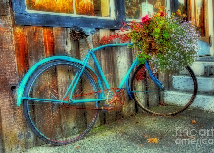 Bike Greeting Card featuring the photograph Bicycle Art 1 #2 by Bob Christopher