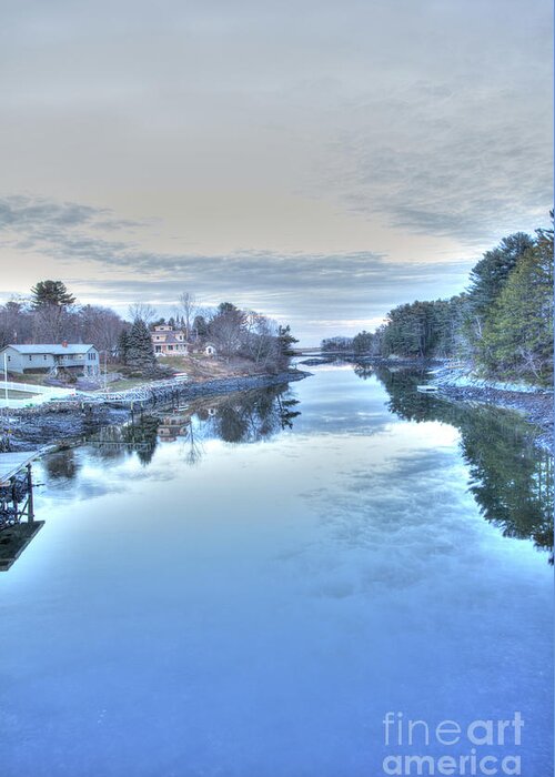 Landscape Greeting Card featuring the photograph Chauncy Creek #1 by David Bishop