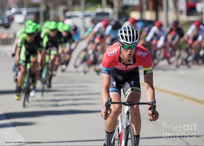 2017 Tour Of Murrieta Criterium Greeting Card featuring the photograph Criterium 14 by Dusty Wynne