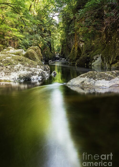 North Greeting Card featuring the photograph Fairy Glen #1 by Ian Mitchell