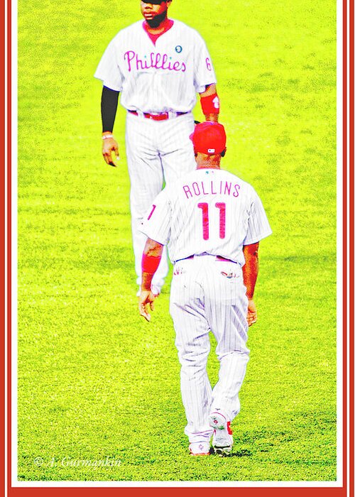 Former Greeting Card featuring the photograph Former Phillies Favorites #1 by A Macarthur Gurmankin