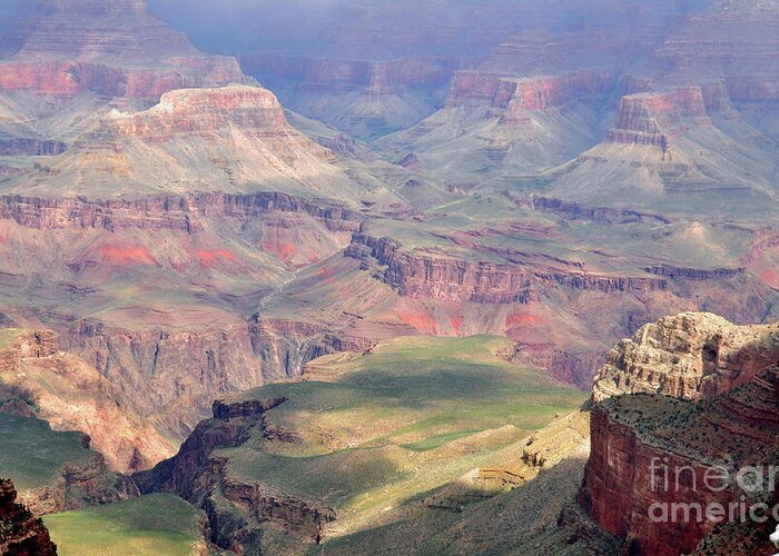Vibrant Greeting Card featuring the photograph Grand Canyon 2 by Debby Pueschel