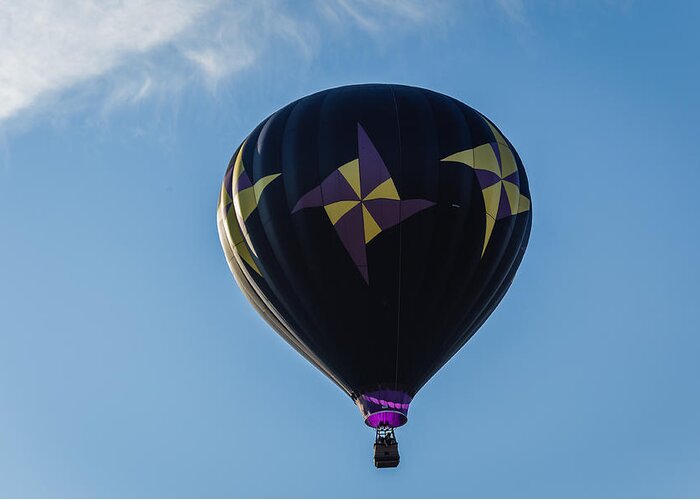 Ballooning Greeting Card featuring the photograph Hot air balloon #1 by SAURAVphoto Online Store