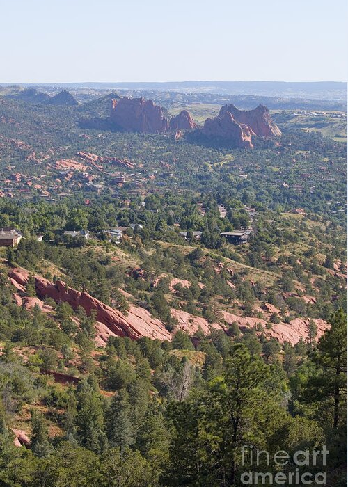 Garden Of The Gods Greeting Card featuring the photograph Intemann Nature Trail #1 by Steven Krull