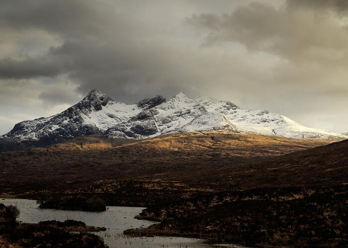 Beautiful Greeting Card featuring the photograph isle of Skye #1 by Chris Smith