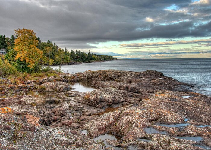 Minnesota Greeting Card featuring the photograph Lake Superior #1 by Steve Stuller
