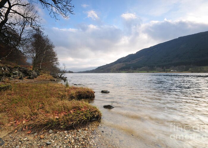 Loch Voil Greeting Card featuring the photograph Loch Morlich #1 by Smart Aviation