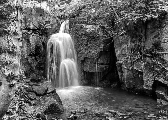 Landscapes Greeting Card featuring the photograph Lumsdale Falls #1 by Nick Bywater