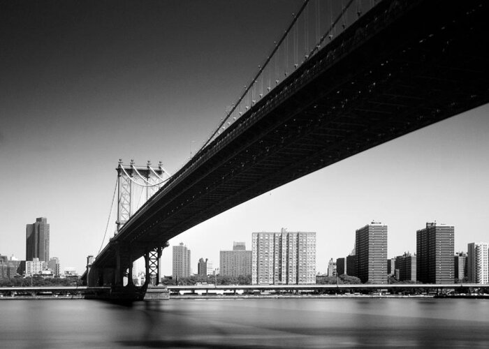 Ny Greeting Card featuring the photograph Manhattan Bridge #1 by Nina Papiorek