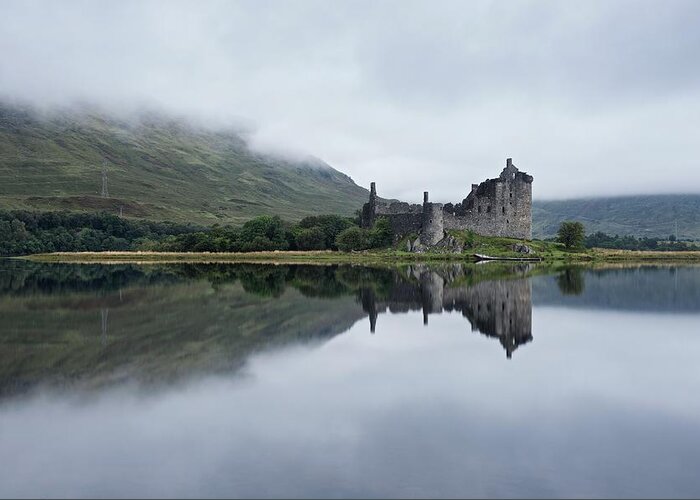 Loch Awe Greeting Card featuring the photograph Mist at Kilchurn #1 by Stephen Taylor