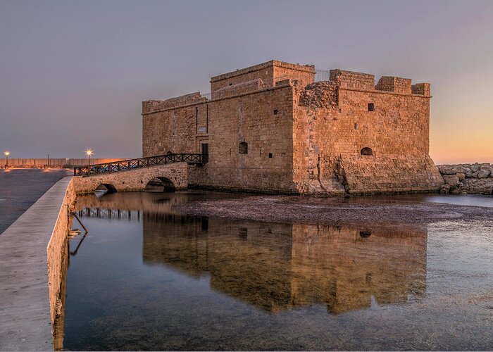 Paphos Castle Greeting Card featuring the photograph Paphos - Cyprus #1 by Joana Kruse