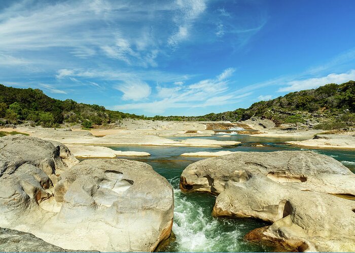 Pedernales Falls Greeting Card featuring the photograph Pedernales Falls Texas by Raul Rodriguez