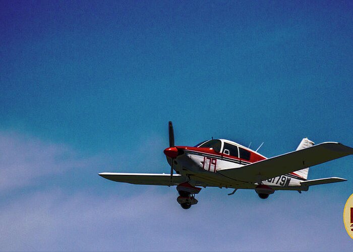 Big Muddy Air Race Greeting Card featuring the photograph Race 179 #1 by Jeff Kurtz