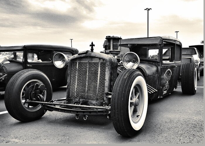 Ratrod Greeting Card featuring the photograph Rat Rod #1 by Southern Tradition