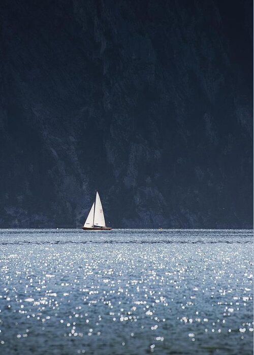 Sailboat Greeting Card featuring the photograph Sailboat #1 by Chevy Fleet