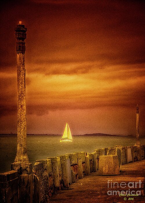 Fine Art Photography Greeting Card featuring the photograph Sailing ... #3 by Chuck Caramella