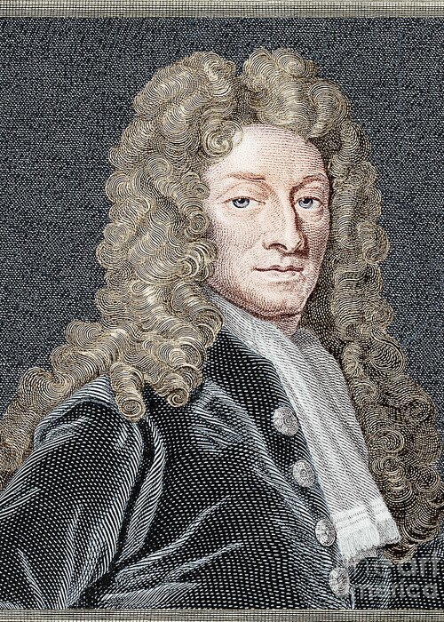 Historic Greeting Card featuring the photograph Sir Christopher Wren, Architect #1 by Science Source
